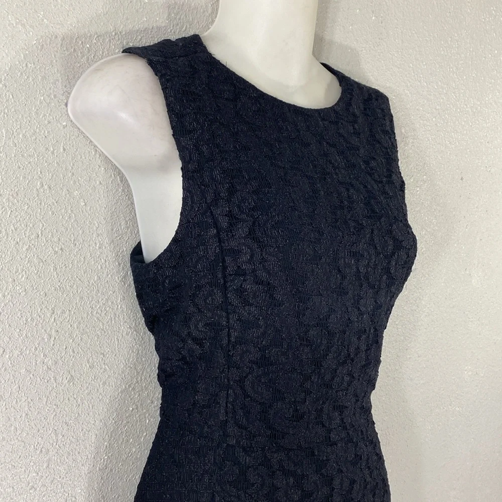 NWT Ali Ro Black Lace Sleeveless Fit Flare Dress 10 XX22